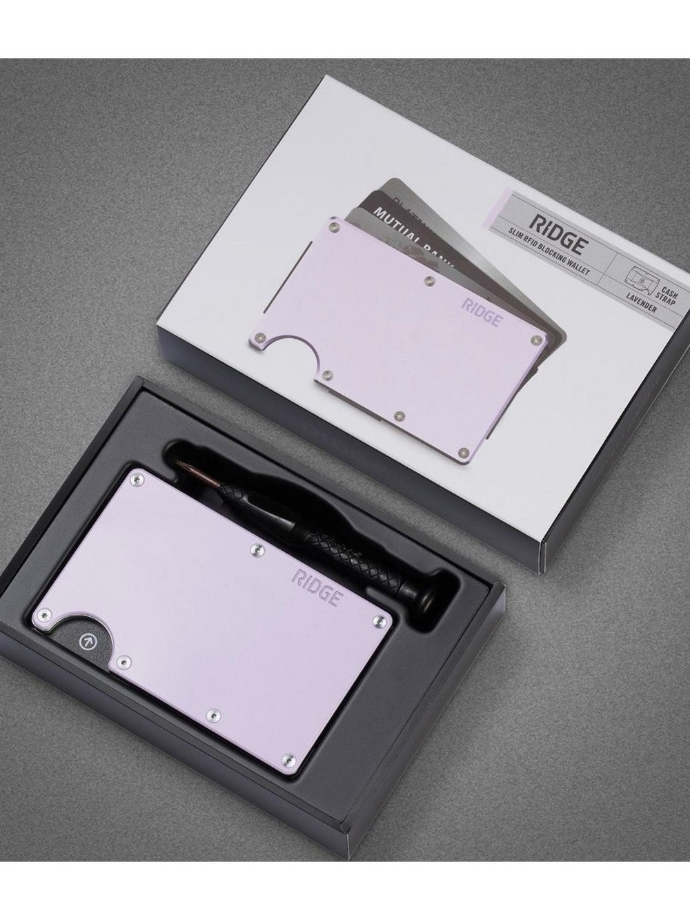Ridge Wallet - Lavender Cash Strap